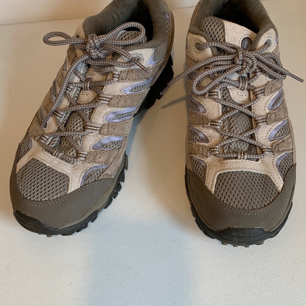 Merrell Moab 2 Ventilator Women’s Size 11 Gray and Blue Athletic Hiking Shoes - Picture 3 of 11